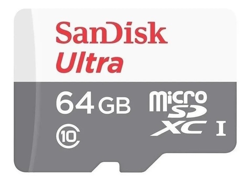 [SNR593432] Memoria Flash SanDisk Ultra, 64GB MicroSDXC UHS-I Clase 10, con Adaptador