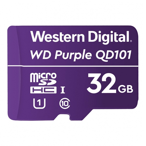[SNR593436] Memoria Micro SD Western Digital Purple 32GB UHS-i Videovigilancia 24/7