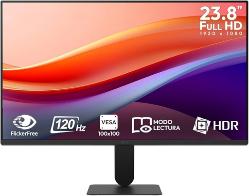 [MNS39674] Monitor lg 24u411a-b lcd 23.8", 1920x1080 full hd, 120hz, hdmi, negro