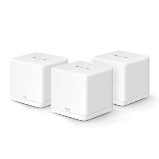 [NET304657] Router MERCUSYS HALO H60X MU-MIMO Firewall Wi-Fi 6 3 x RJ-45 1201 Mbit/s WLAN Inalámbrico Doble Banda 2.4/5 GHz 4 Antenas Internas