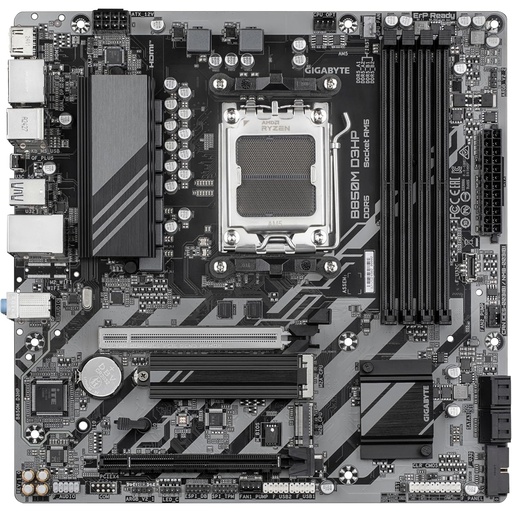 [MOB70974] Tarjeta Madre Gigabyte B850M D3HP Micro-ATX AM5 AMD B850 256GB DDR5 HDMI/DP para AMD