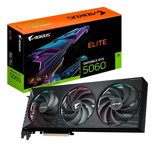 [VID717156] Tarjeta de video gigabyte gv-n5060aorus e-8gd rtx 5060 gddr7 8gb