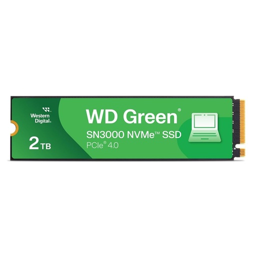[SSD583] Unidad SSD WD Green SN3000 NVMe 2 TB M.2 4200 MB/s Escritura 5000 MB/s Lectura PCI Express 4.0