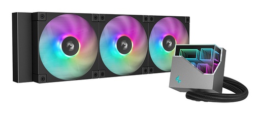 [COO100939] DeepCool LT360 Enfriamiento Líquido para CPU, 3x 120mm, hasta 2400RPM, Negro