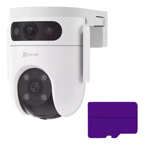 [SEC109774] Ezviz Cámara de Seguridad IP Smart WiFi Domo IR para Exteriores CS-H9C, Alámbrico/Inalámbrico, 2880 x 1620 Pixeles, Día/Noche