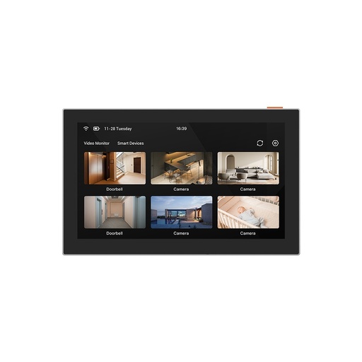 [COM80768] Ezviz Monitor Inteligente para Videoportero CS-SD7, 7", Inalámbrico, Negro, Compatible con CS-HP7