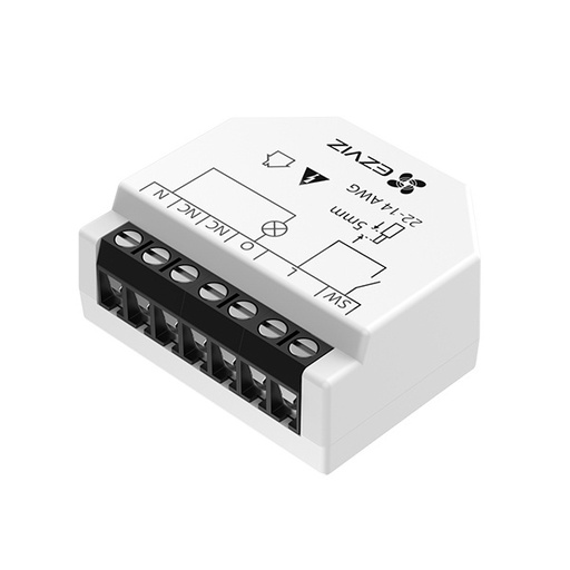 [CAS332] Ezviz Módulo Relevador CS-T35, Inalámbrico, compatible Alexa y Google Home, Negro