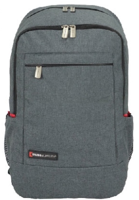 [ACC20123479] Swiss Mobility Mochila JONES-115GR de Poliéster para Laptop 15.6", Gris