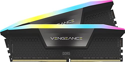[SNR593575] Memoria dimm ddr5 corsair cmh16gx5m2b5200c40 16gb 5200mt/s 2x8gb vengeance rgb negro 1.25