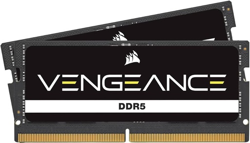 [SNR593578] Memoria sodimm ddr5 corsair cmsx16gx5m2a4800c40 16gb 4800mt/s 2x8gb vengance pcb negro 1.1v
