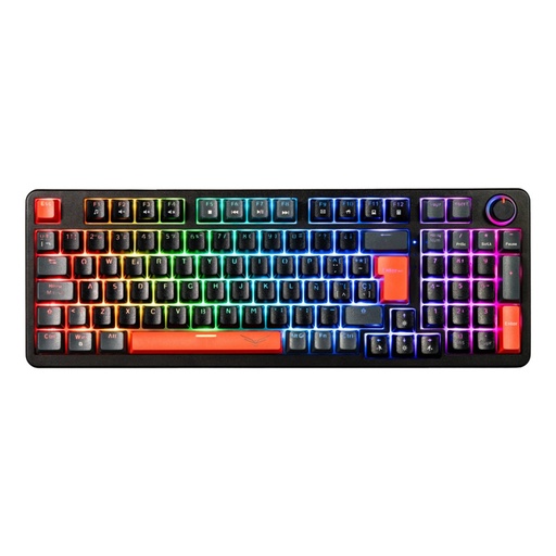 [ACC20123500] Teclado Gamer Mecánico Naceb Phyton LED RGB Switch Brown Inalámbrico RF Inalámbrico Español