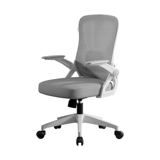 [OFF70879] Acteck Silla Flux Core EC303, Respaldo de malla, Reposabrazos Abatible, Gris