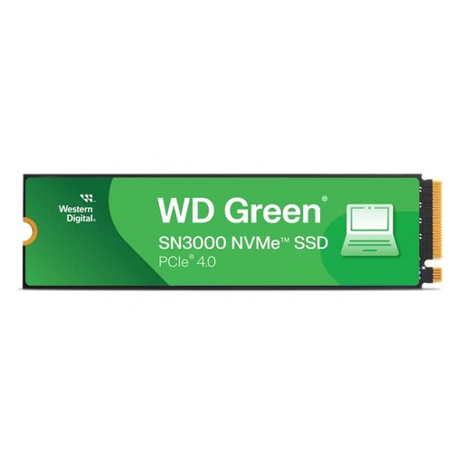 [SSD608] Unidad SSD Interno WD Green SN3000 1TB M.2 2280 NVME PCIE GEN4 X4 LECT.5000MBS ESCRIT.4200MBS