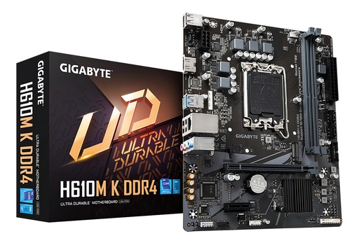 [MOB70991] Tarjeta madre gigabyte h610m k ddr4, lga 1700 13th 12th, micro atx