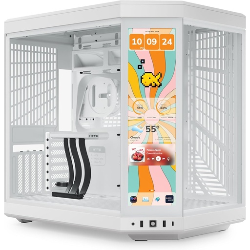 [CAB29831] Gabinete Hyte Y70 Touch Infinite Midi-Tower ATX/EATX/Micro-ATX/Mini-ITX USB 3.0 Sin Fuente Sin Ventiladores Instalados