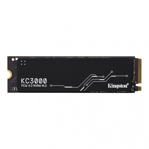 [SSD107] Ssd kingston kc3000 nvme, 512gb, pci express 4.0, m.2, lectura 7000 mb/s, escritura 6000 mb/s