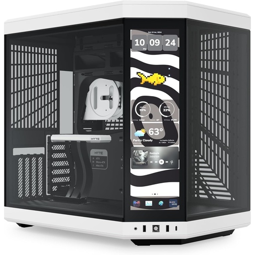[CAB29836] Gabinete Hyte Y70 Touch Infinite Midi-Tower ATX/EATX/Micro-ATX/Mini-ITX USB 3.0 Sin Fuente Sin Ventiladores Instalados