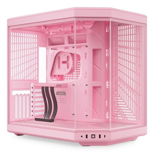 [CAB29848] Gabinete hyte cs-hyte-y70-sm y70 edicion milky strawberry milk atx cable ryser incl rosa s/fuente