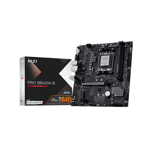 [MOB70997] Tarjeta Madre MSI PRO A620AM-B EVO AM5 2x DDR5 6800 HDMI VGA Micro-ATX