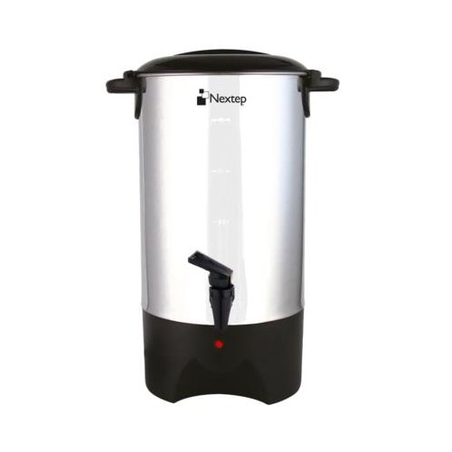 [ELE35860] Cafetera nextep percoladora industrial 40 tazas acero inoxidable con medidor de agua y auto apagado