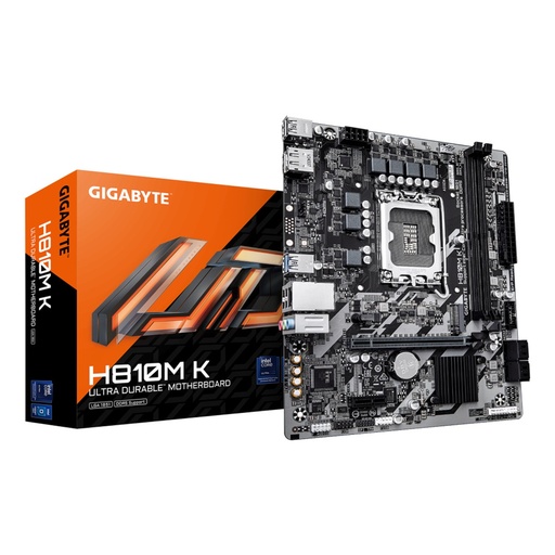[MOB71003] Tarjeta Madre Gigabyte H810M K 1851 DDR5 6400MHz Micro ATX HDMI DP