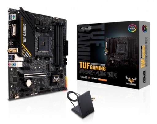 [MOB71006] Tarjeta Madre ASUS Micro ATX TUF Gaming A520M-Plus WIFI S-AM4 AMD A520 HDMI 128GB DDR4 Para AMD