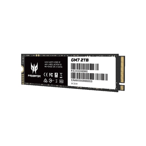 [SSD630] Unidad ssd m.2 predator 2tb bl.9bwwr.119 gm7 7200 mb/s