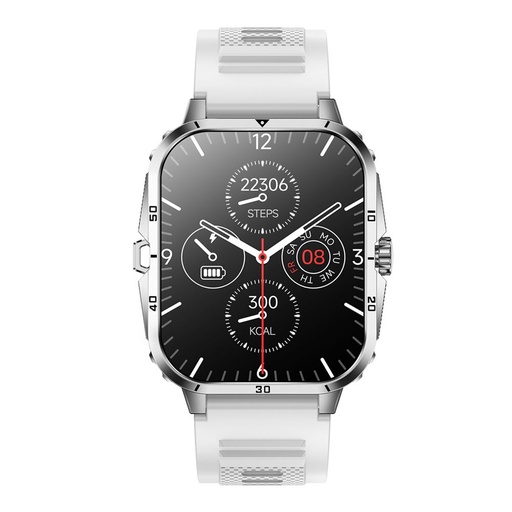 [ACC20123675] STF Smartwatch Kronos Insignia, Android/iOS, Blanco - Resistente a Salpicaduras