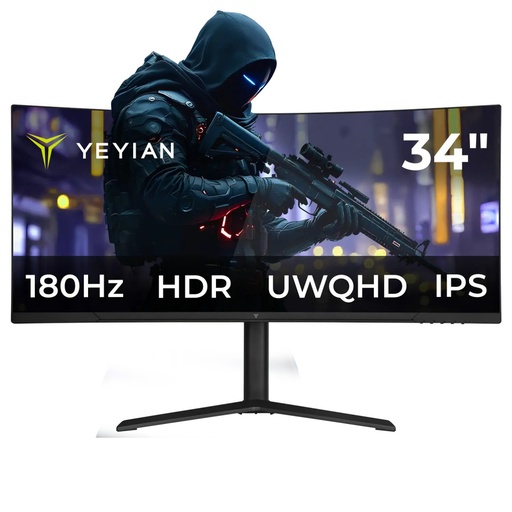 [MNS40038] Monitor yeyian gamer elysium34 ips 34" curvo uwqhd