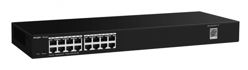 [NET305150] Switch Ruijie RG-ES216GC-V2, 16 Puertos Gigabit Ethernet 10/100/1000, 32 Gbit/s, 8000 Entradas, Administrado