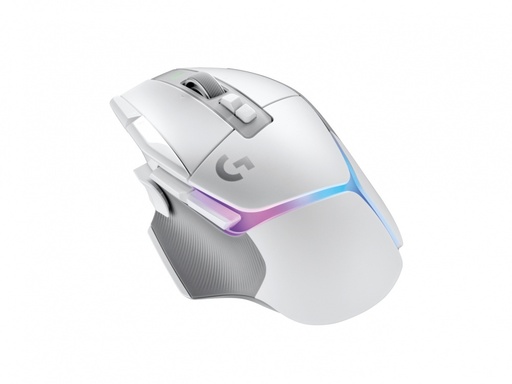 [KNM183075] Mouse Gamer Ergonómico Logitech G502 X Plus, Inalámbrico, Óptico, 25.600DPI, RF Inalámbrico, Blanco