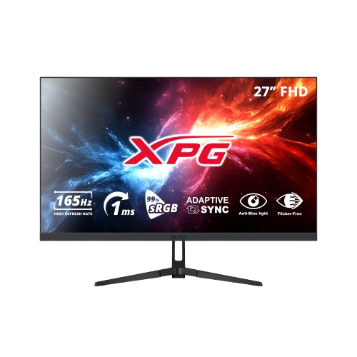 [MNS40074] Monitor gamer xpg rift r27f6 lcd 27", 1920x1080 full hd, freesync, 165hz, hdmi/dp, negro