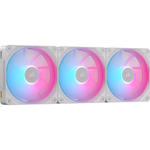 [COO100987] Ventilador gabinete corsair co-9051054-ww icue link lx120-R rgb 3 fan 120mm magnetico blanco