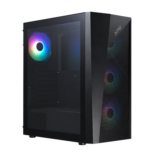 [CAB29921] Gabinete XPG LANDER 500, Midi-Tower, ATX/Micro-ATX/Mini-ITX, USB 3.0, sin Fuente, 4 Ventiladores Instalados, Negro