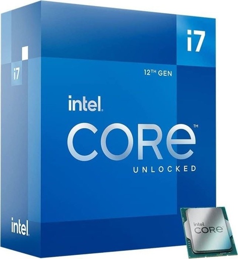[PRO220172] Procesador Intel Core i7-12700K con Intel UHD Graphics 770, LGA 1700, 5GHz, 12 Núcleos, 25MB Caché, No incluye Disipador