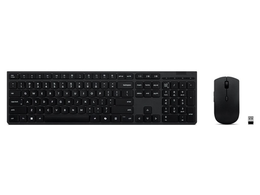 [ACC20123795] Kit teclado y mouse lenovo inalámbricos recargables y ultrafinos español la 2.4 ghz bluetooth