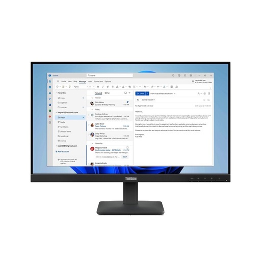[MNS40143] Monitor lenovo thinkvision s24-4e 23.8 fhd (1920x1080) ips 1x hdmi® 1.4, 1x vga