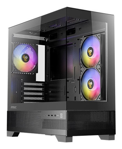 [CAB29948] Gabinete Antec CX500m ARGB, Mini-Tower, Micro-ATX/Mini-ITX, USB 3.0, sin Fuente, 3 Ventiladores Instalados, Negro