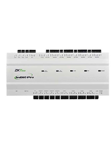 [SEC2731] Zkteco inbio460pro - panel de control de acceso avanzado / 4 puertas / 20 mil huellas / push / 36 meses de garantía / green labe