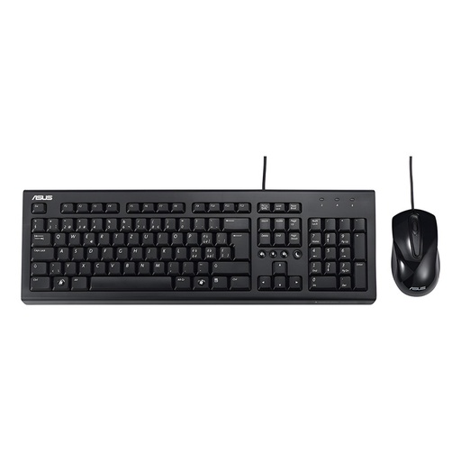 [KNM183117] Teclado y mouse asus u2000 alambrico multimedia optico usb