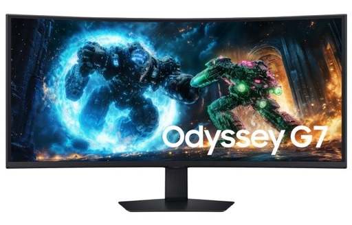 [MNS40172] Monitor gamer curvo ultrawide samsung odyssey g7 led 40", 5120x2160, freesync, 180hz, hdmi/dp, negro