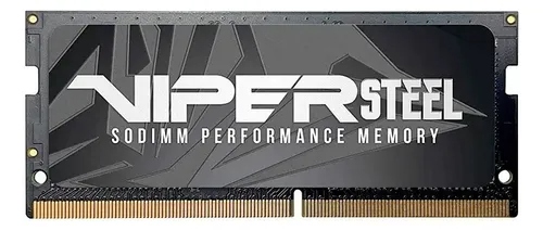 [ACC20123950] Memoria RAM para Laptop Patriot Viper Steel DDR4, 3200MHz, 8GB, Non-ECC, CL18, 260-pin SO-DIMM