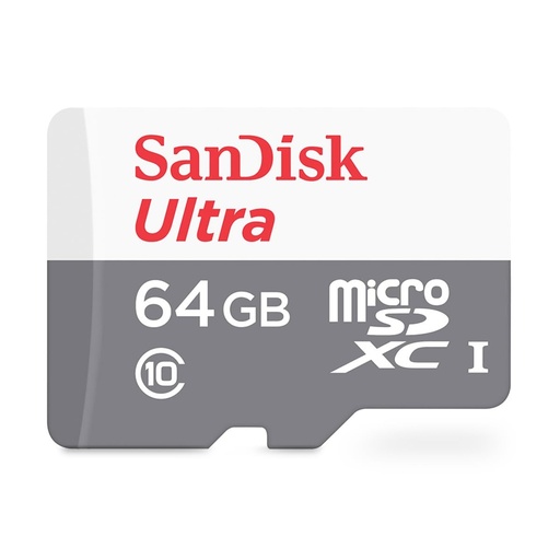 [SNR593851] Memoria Flash SanDisk Ultra, 64GB MicroSDXC UHS-I Clase 10, con Adaptador