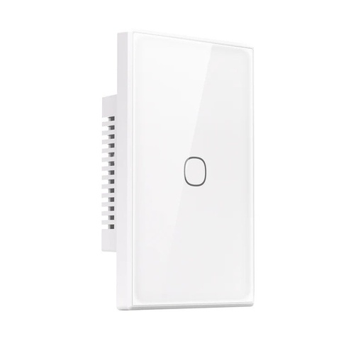 [CAS386] Apagador de pared touch tx gen2 sonoff t6-1c-120m / 1ch on/off inalambrico / wifi 2.4ghz / color blanco / matter compatible apple home/alexa/google home/smartthings/iftt / app ios y android / hasta 10amp por canal