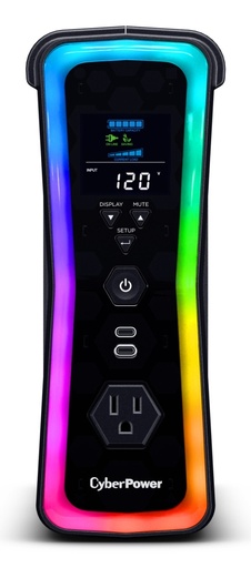 [POW681210] No Break CyberPower GX150C2 Línea Interactiva, 1kW, 1.5kVA, Entrada 81V - 144V, Salida 114V - 120V, 13 Salidas
