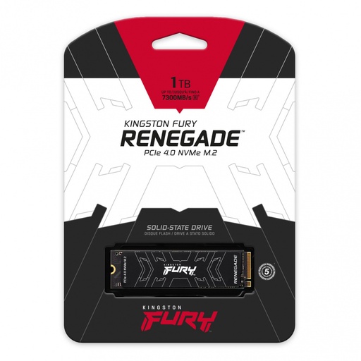 [SSD124] Unidad SSD Kingston FURY Renegade NVMe 1TB PCI Express 4.0 M.2