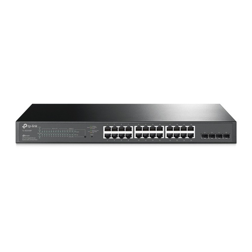[SEC111005] Switch TP-Link TL-SG2428P, 24 Puertos Gigabit Ethernet 10/100/1000, 4 Puertos SFP, 56 Gbit/s, 8000 Entradas, Administrado