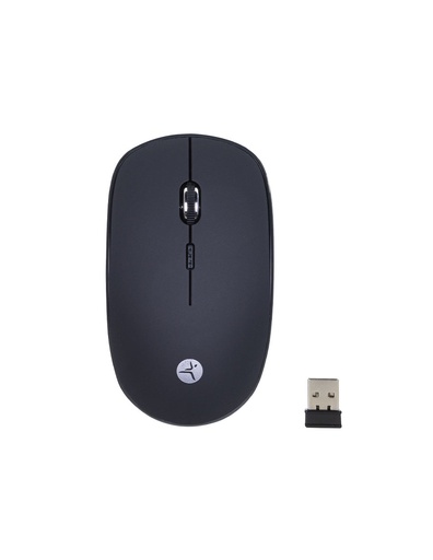 [KNM183156] Mouse Inalámbrico TechZone TZACMOI38, 1600DPI, Color Negro