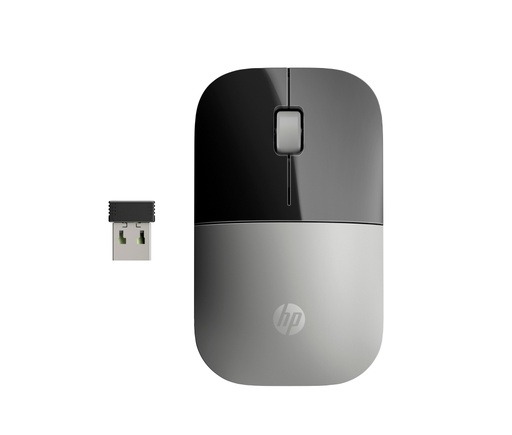 [KNM183159] Mouse HP Z3700, Inalámbrico, Óptico, 1.200DPI, RF Inalámbrico, Plata