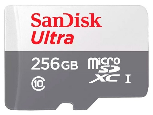 [SNR593936] Memoria Flash SanDisk Ultra, 256GB MicroSDXC UHS-I Clase 10, con Adaptador